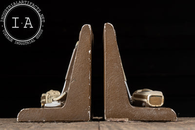 Pair of Vintage Electrolux Model Super J Vacuum Bookends