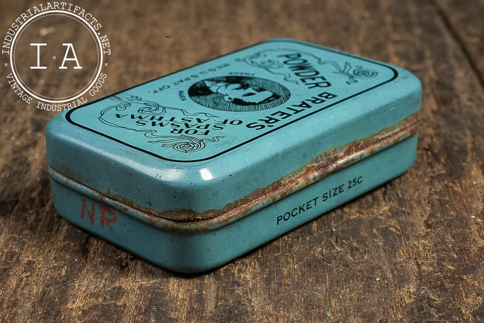 Brater’s Powder for Spasms of Asthma Pocket-Size Tin