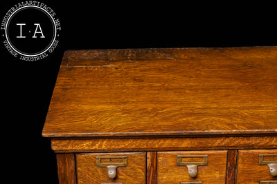 Massive Early 20th Century 187-Drawer Maple Card Catalog