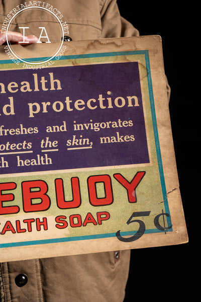 Vintage Lifebuoy Health Soap Cardstock Ad