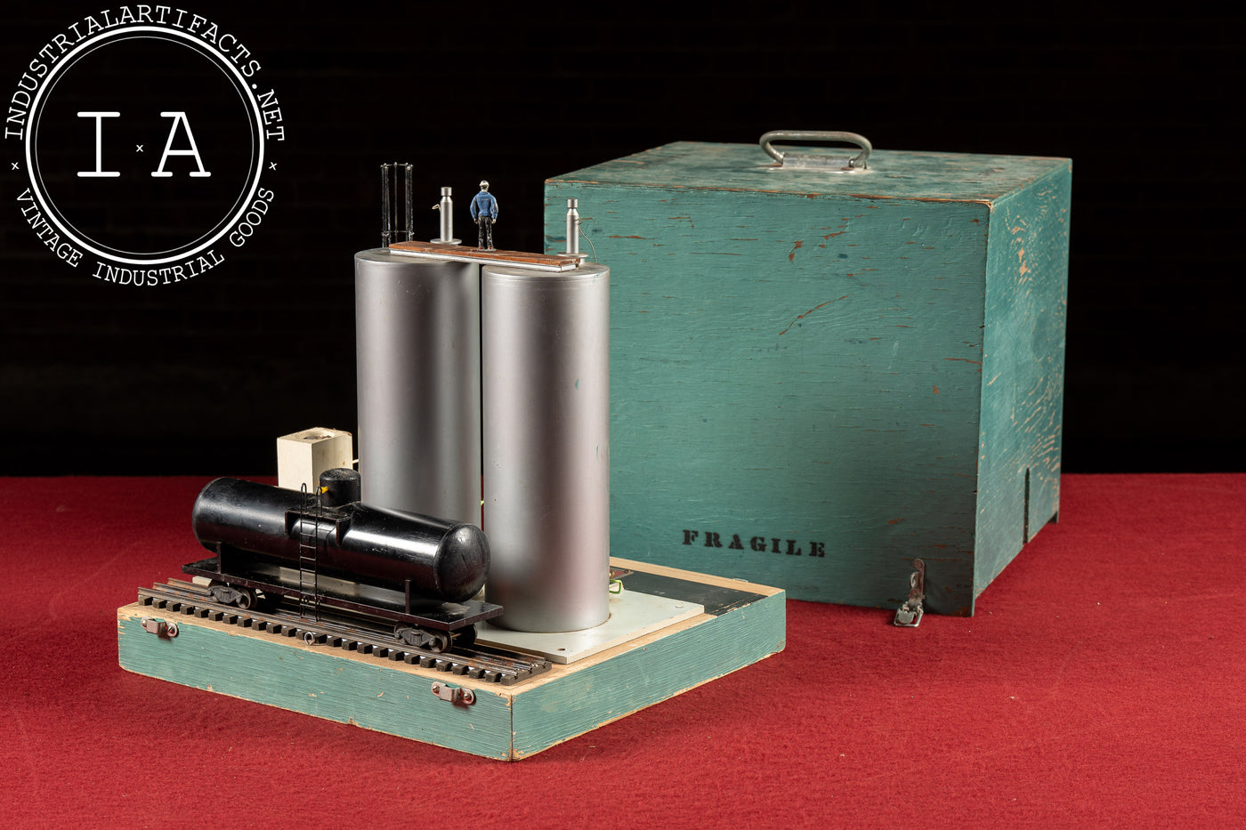 Vintage Salesman’s Sample Industrial Tank Model by J.C. Carlile