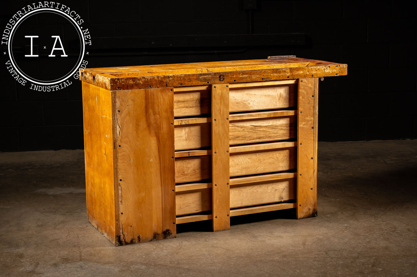 Antique Wooden Workbench