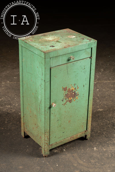Vintage Industrial Metal Cabinet by Eagle Sheet Metal Mfg. in Green