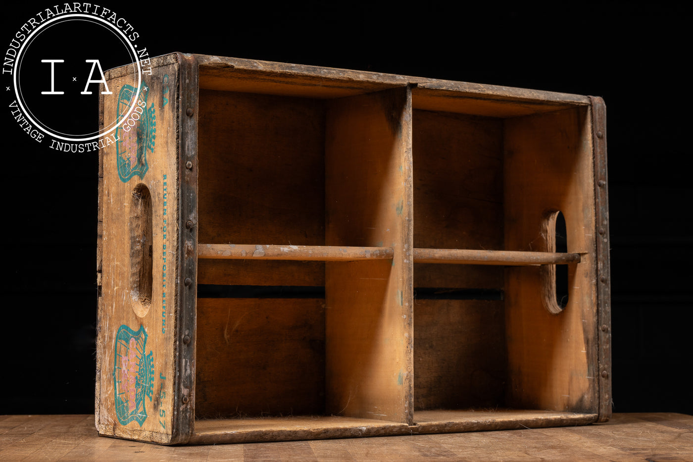 Vintage Wooden Canada Dry Bottle Crate