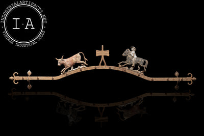 Late 19th Century Butchers Rack Crest by Brecht