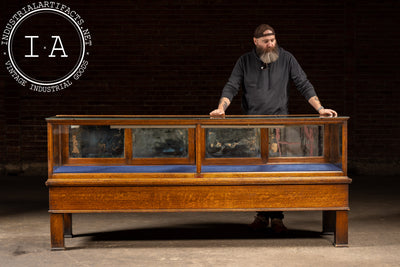 Antique Quartersawn Oak "Peerless" Brand Display Case by Jac. Lederer