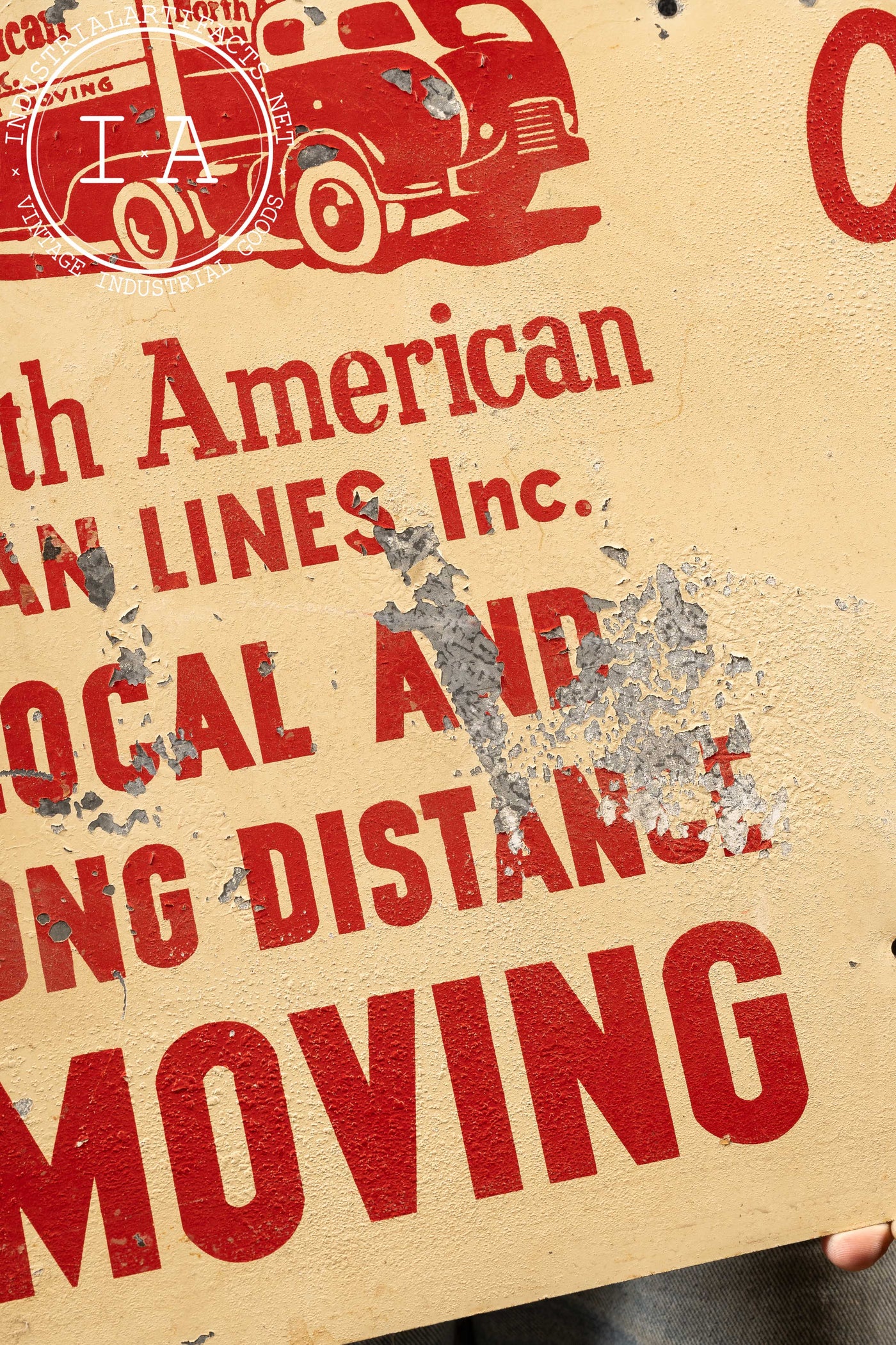 Vintage Moving Service Sign