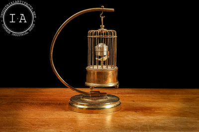 Early 20th Century J. Kaiser G.M.B.H. Bird Cage Clock