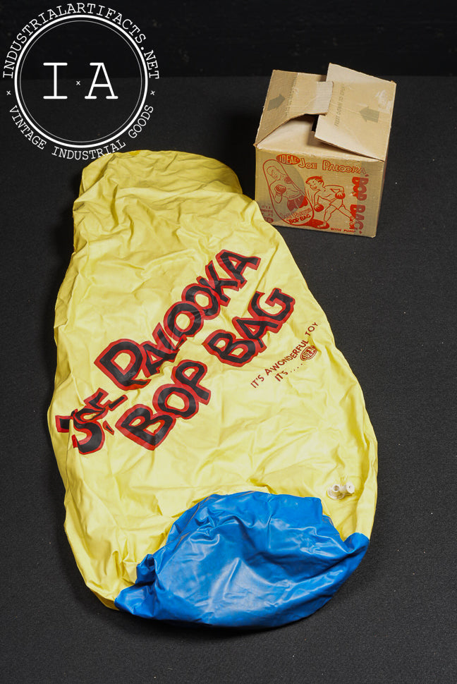 Vintage Joe Palooka Bop Bag with Original Box by Ideal
