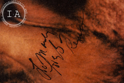 Autographed Burt Reynolds "Center Fold" Print