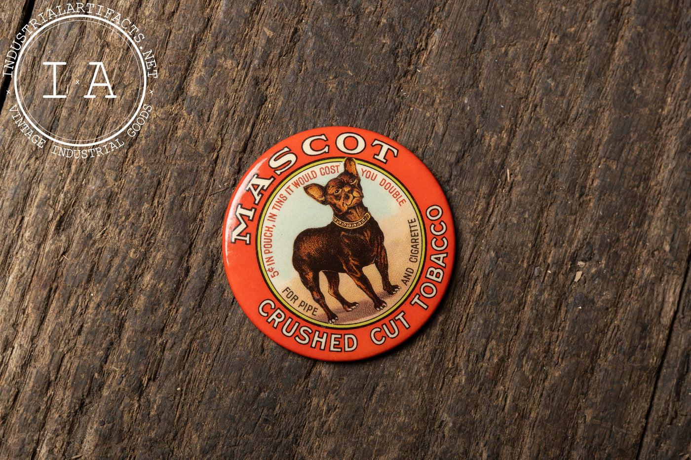 Early 20th Century Mascot Tobacco Advertising Mirror