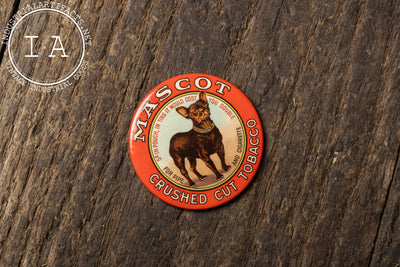 Early 20th Century Mascot Tobacco Advertising Mirror
