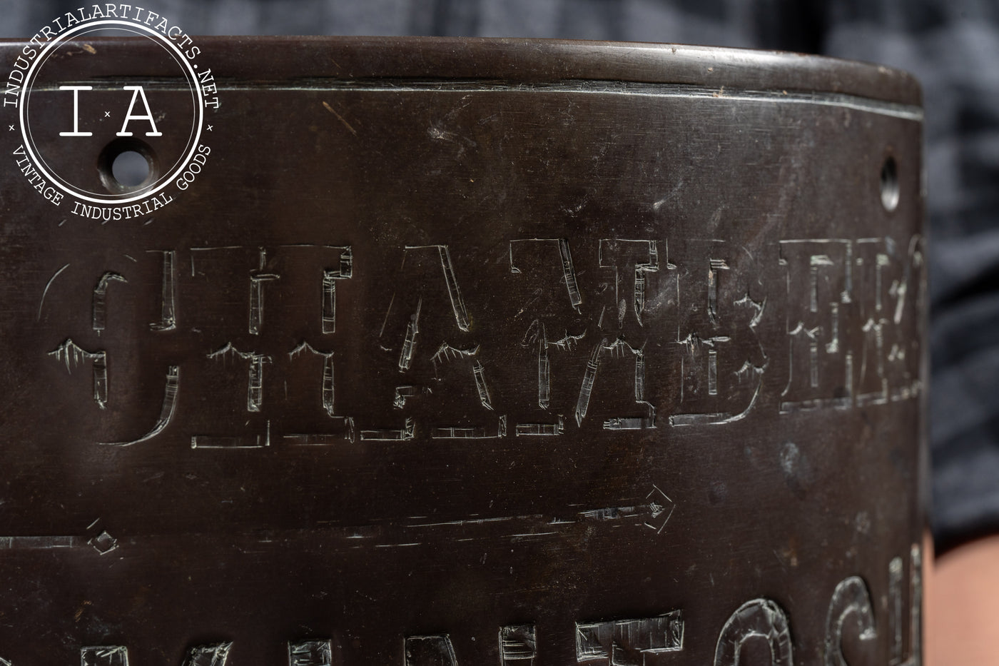 Early 20th Century Mackintosh Solicitors Rounded Bronze Sign