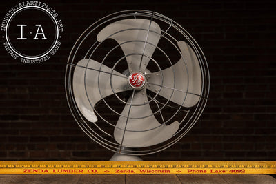 Vintage General Electric Oscillating Desk Fan