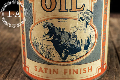 Antique Hippo Permanent Pliable Oil Can