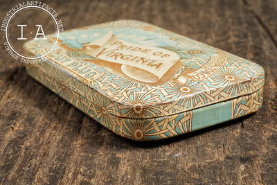 Vintage Pride of Virginia Cut Plug Tobacco Tin