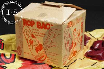 Vintage Joe Palooka Bop Bag with Original Box by Ideal