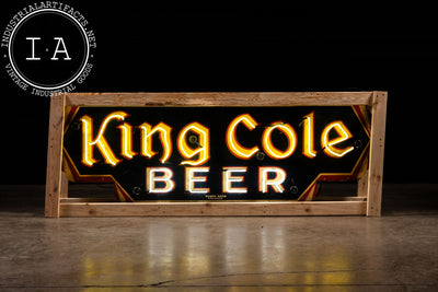 c. 1930s King Cole Beer Neon Sign