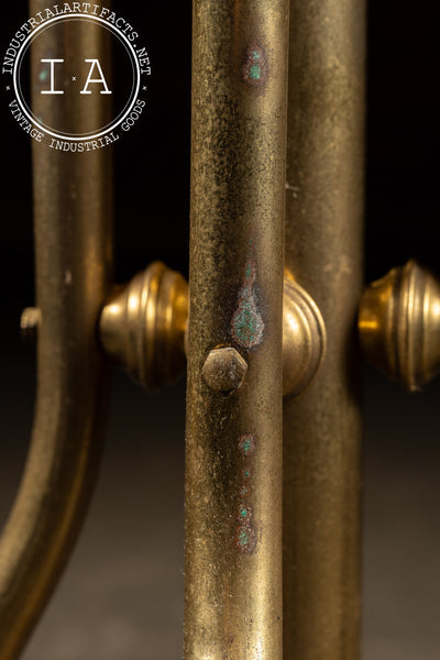 Antique Brass Barbershop Coat Tree