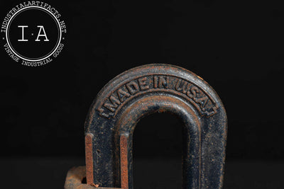 Vintage Cast Iron and Wood Miter Box with Saw by Penncraft