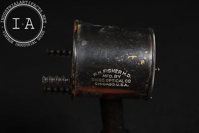 Early Fischer Schematic Eye Apparatus in Box by Riggs Optical
