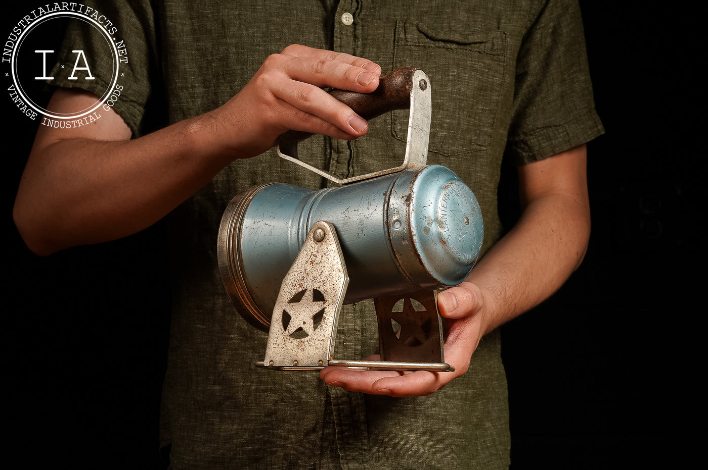 Vintage Amtrak Railroad Lantern