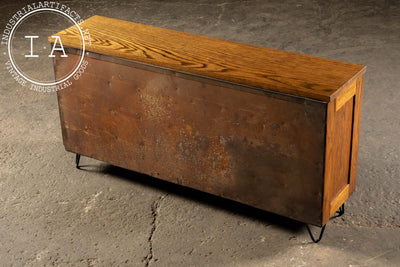 Vintage Oak 24-Drawer Apothecary