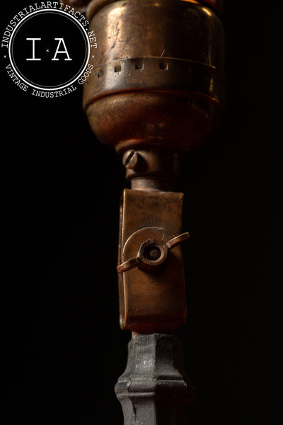 Antique Brass and Cast Iron Desk Lamp by Eagle
