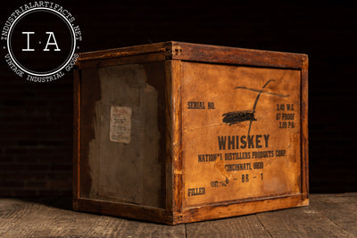 Vintage Bond & Lillard Whiskey Shipping Crate