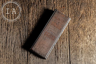 19th Century Ford’s Theatre Printing Block – "Our American Cousin"