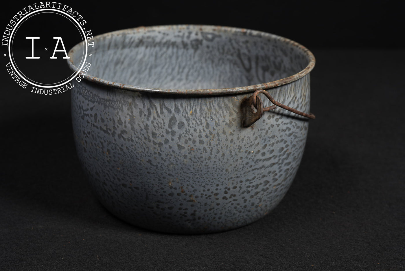 Antique 4-Piece Set of Graniteware Dishes