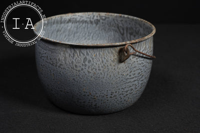 Antique 4-Piece Set of Graniteware Dishes