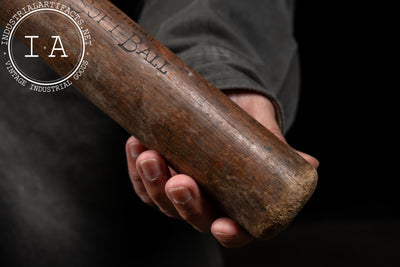 Early 20th Century Star Brand Shoes Soft Ball Bat