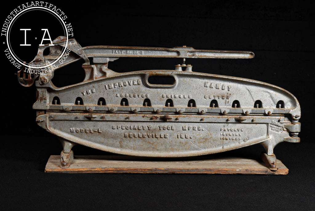 Vintage Model L Improved Handy Asbestos Shingle Cutter