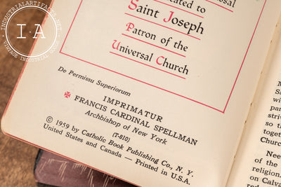 c. 1959 Saint Joseph Daily Missal Book