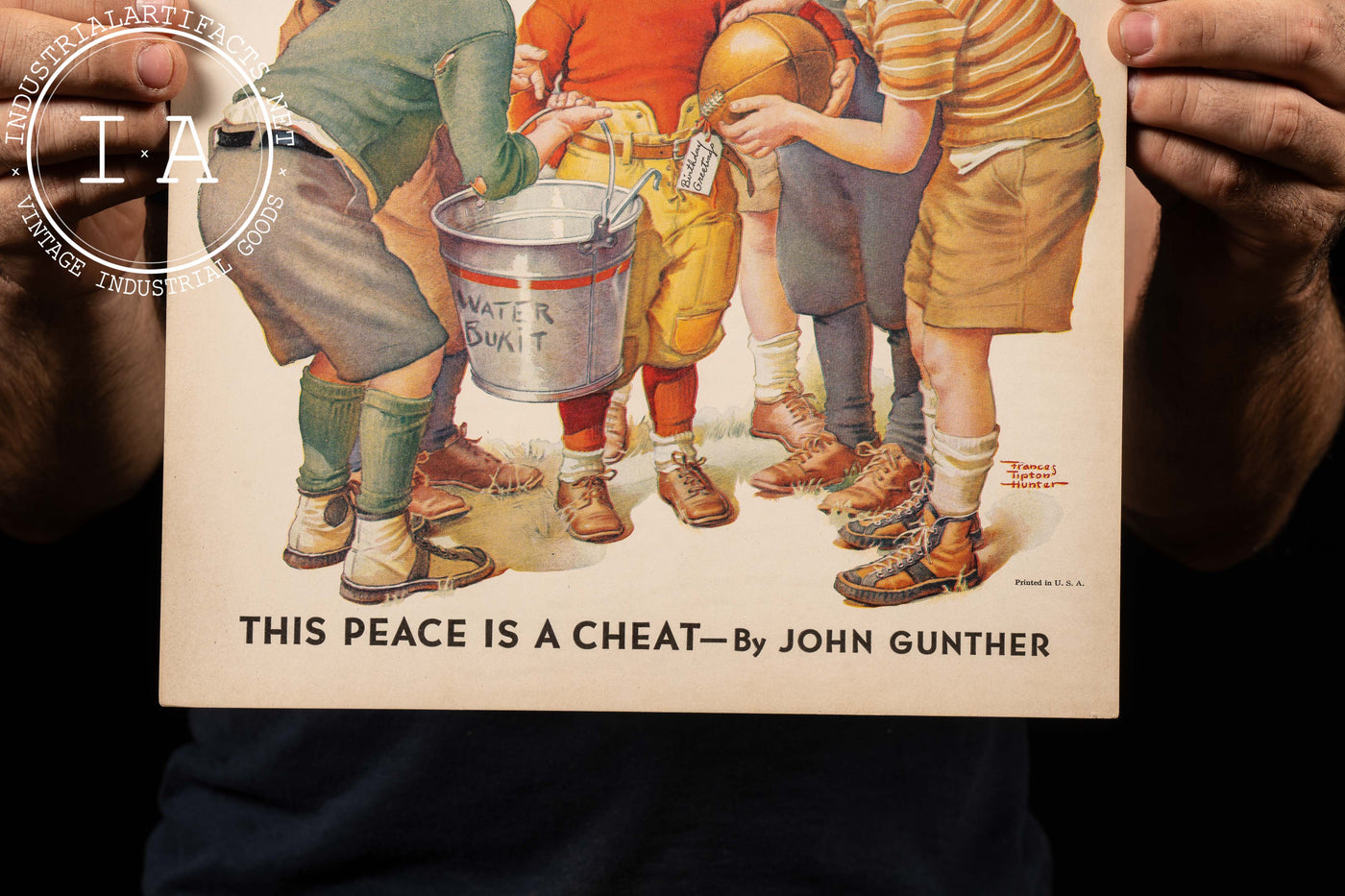 Saturday Evening Post Cardstock Cover Art - 11/27/37