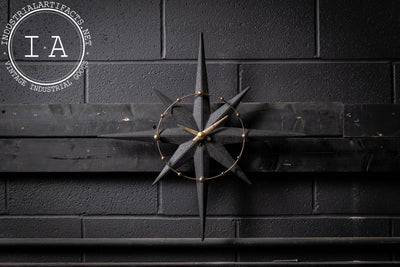 MCM Starlite #103 Starburst Wall Clock by Haddon