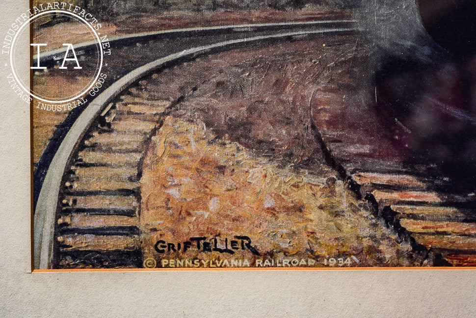 Steam Locomotive No. 5419 at Horseshoe Curve | Teller Framed Print