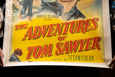 Original 1938 "Adventures of Tom Sawyer" Matted Poster