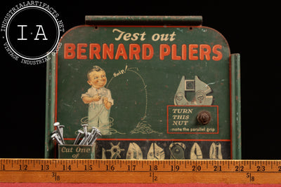 Antique Bernard Pliers Countertop Point-of-Sale Display