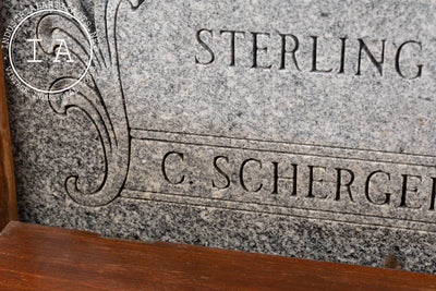 Vintage Salesman Sample Headstone in Case
