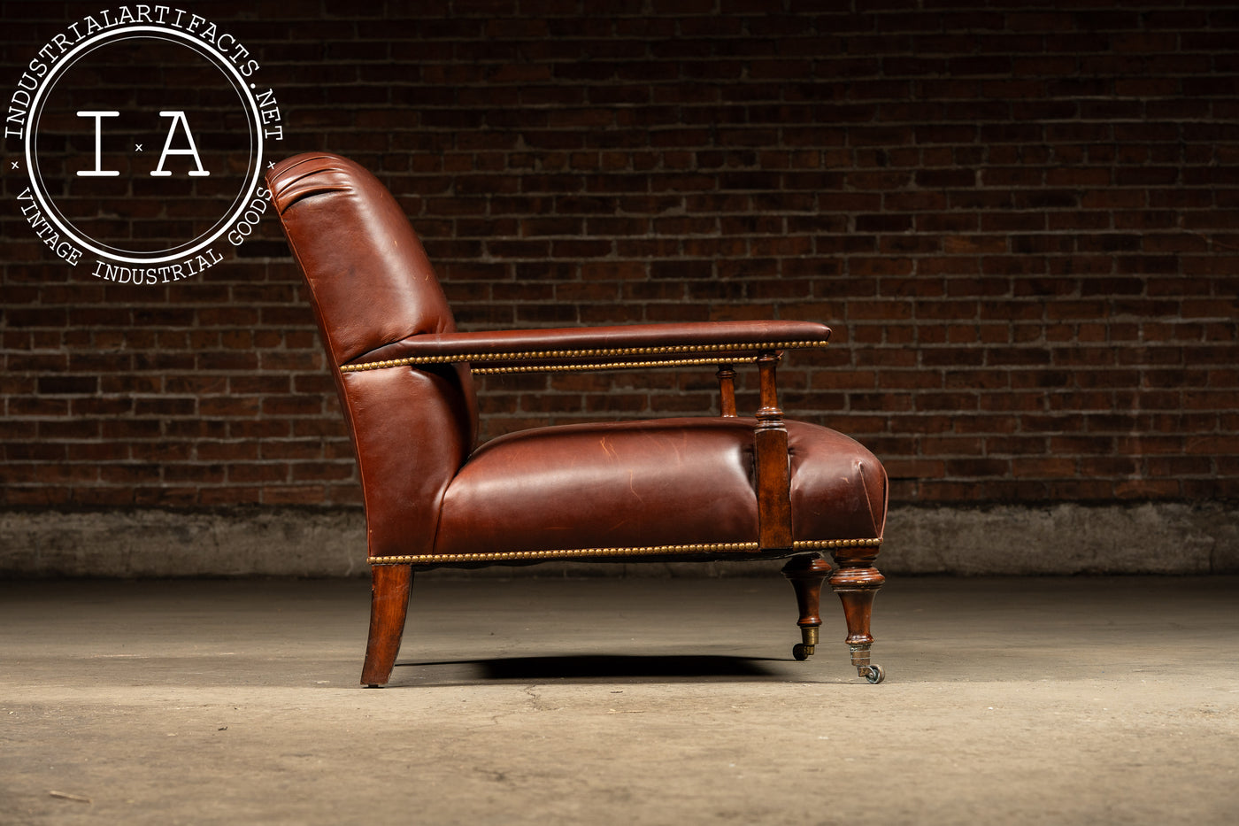 Vintage Edwardian-Style "Oliver" Library Chair by Ralph Lauren