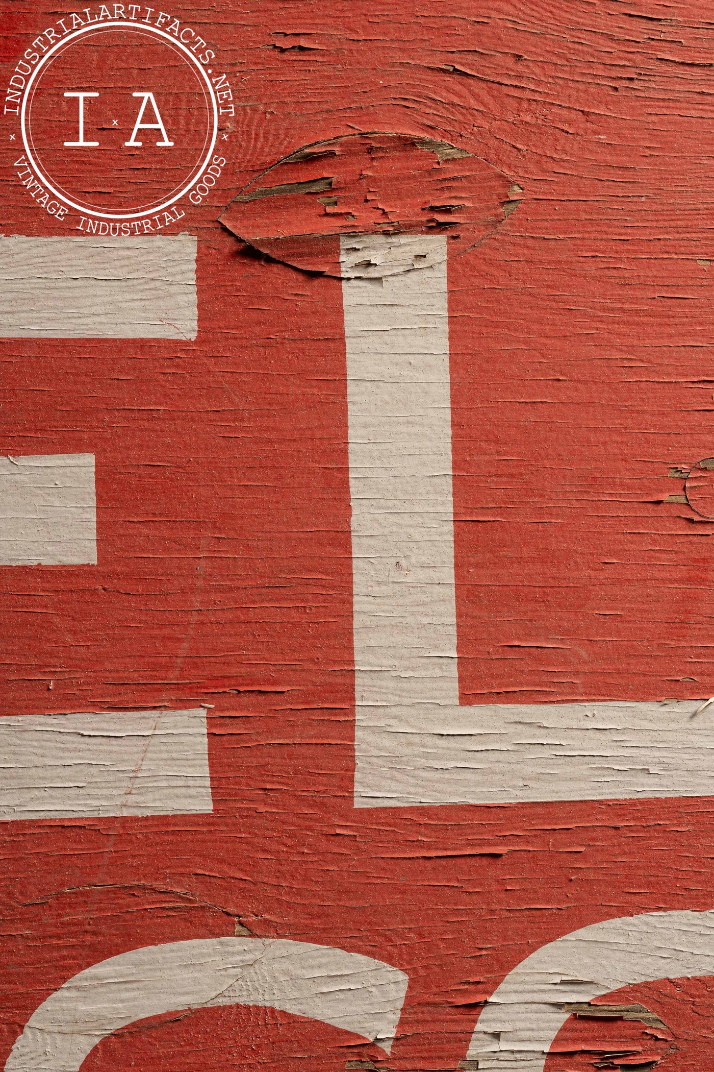 Painted Wood Storefront Sign