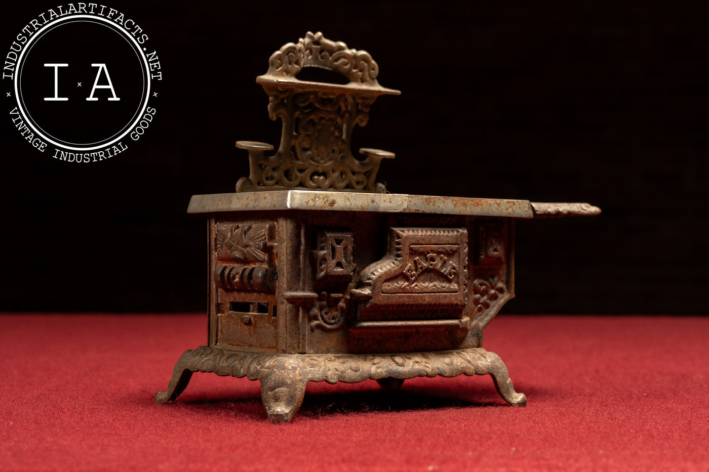 Early 20th Century “Eagle” Cast Iron Toy Stove