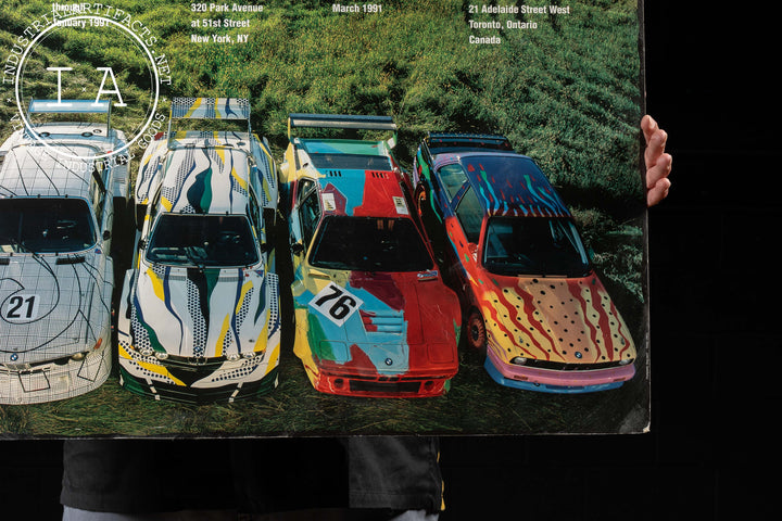 Vintage Original BMW Art Car '90 Posterboard – Industrial Artifacts