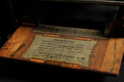 c. 1900s Rotary Neostyle No. 8-F Mimeograph Duplicator with Case