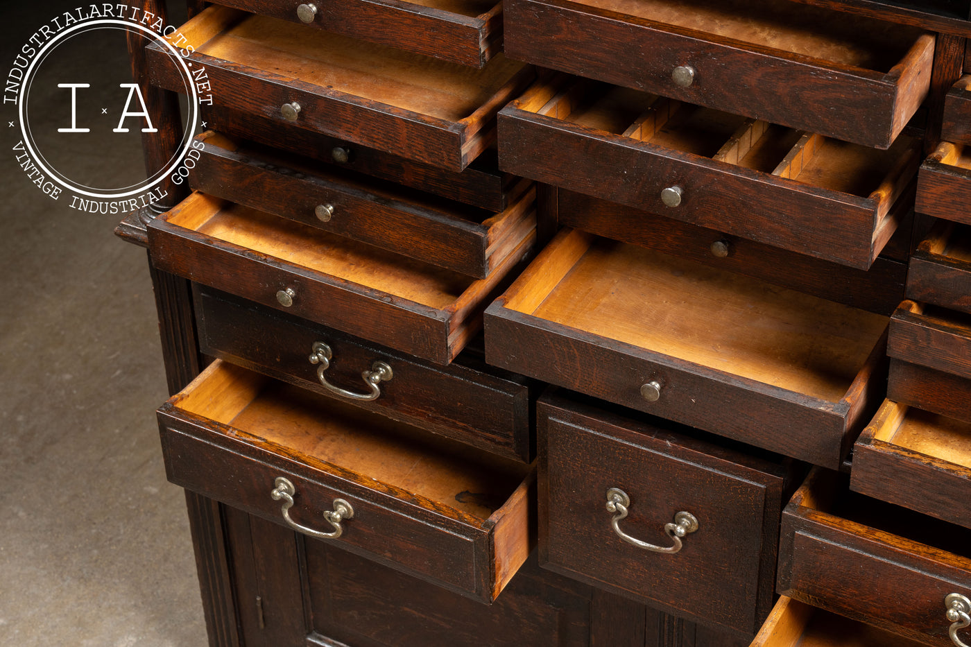 Early 20th Century Walnut Dental Cabinet