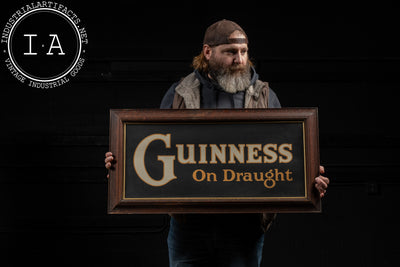 Antique Guinness on Draught Framed Sign