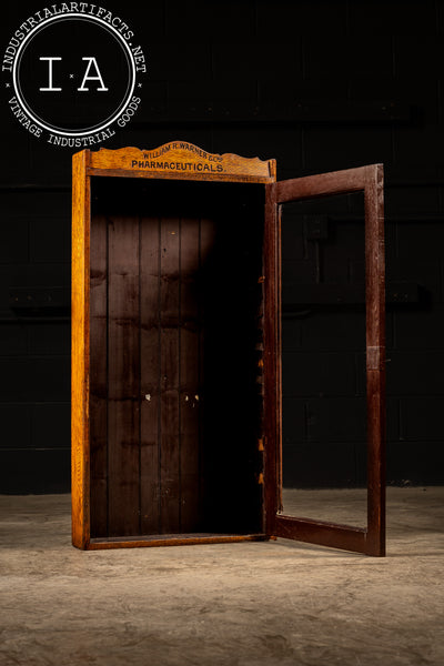 Early 20th Century Pharmacy Cabinet