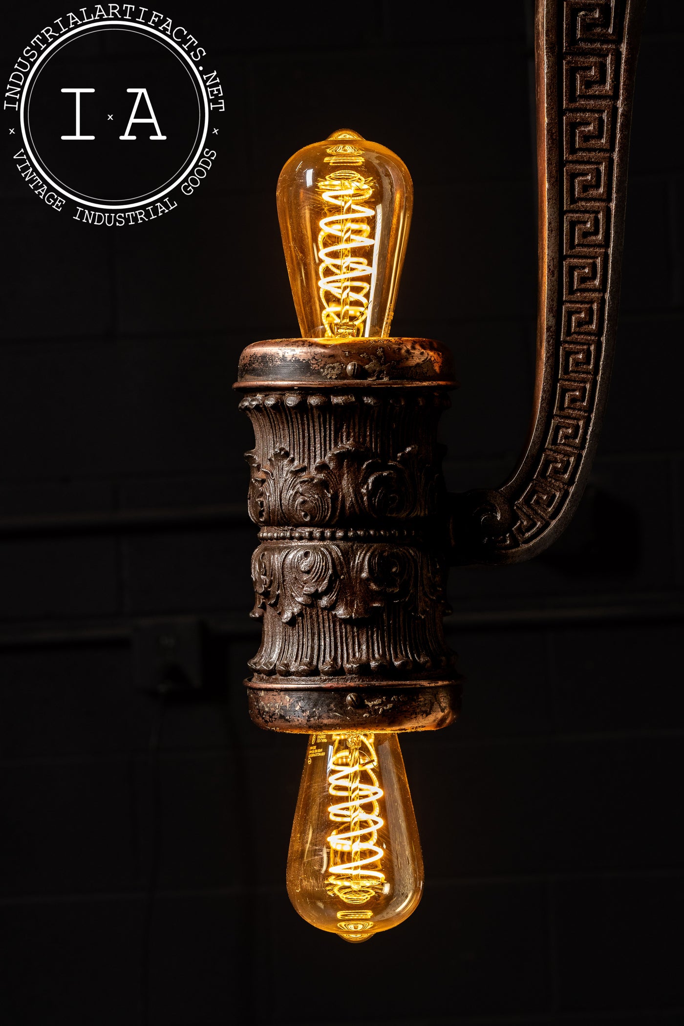 Early 1900s Greek-Inspired Copper Sconce